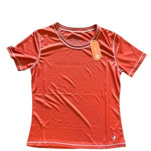 Oiselle NWT Orange Cap Tee